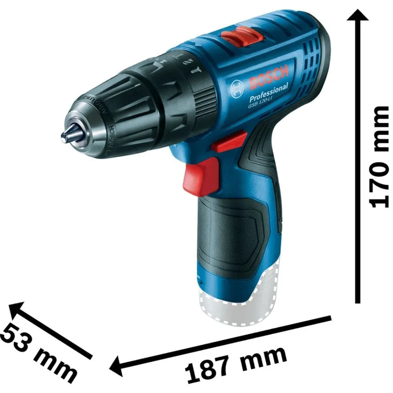 Parafusadeira Furadeira a bateria Bosch GSB 120-LI, 12V